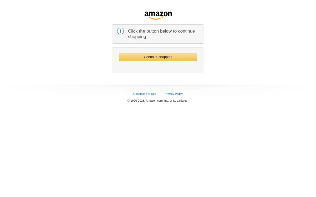 Final screenshot of https://www.amazon.com/