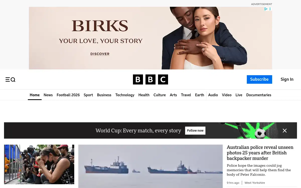 Final screenshot of https://www.bbc.com/