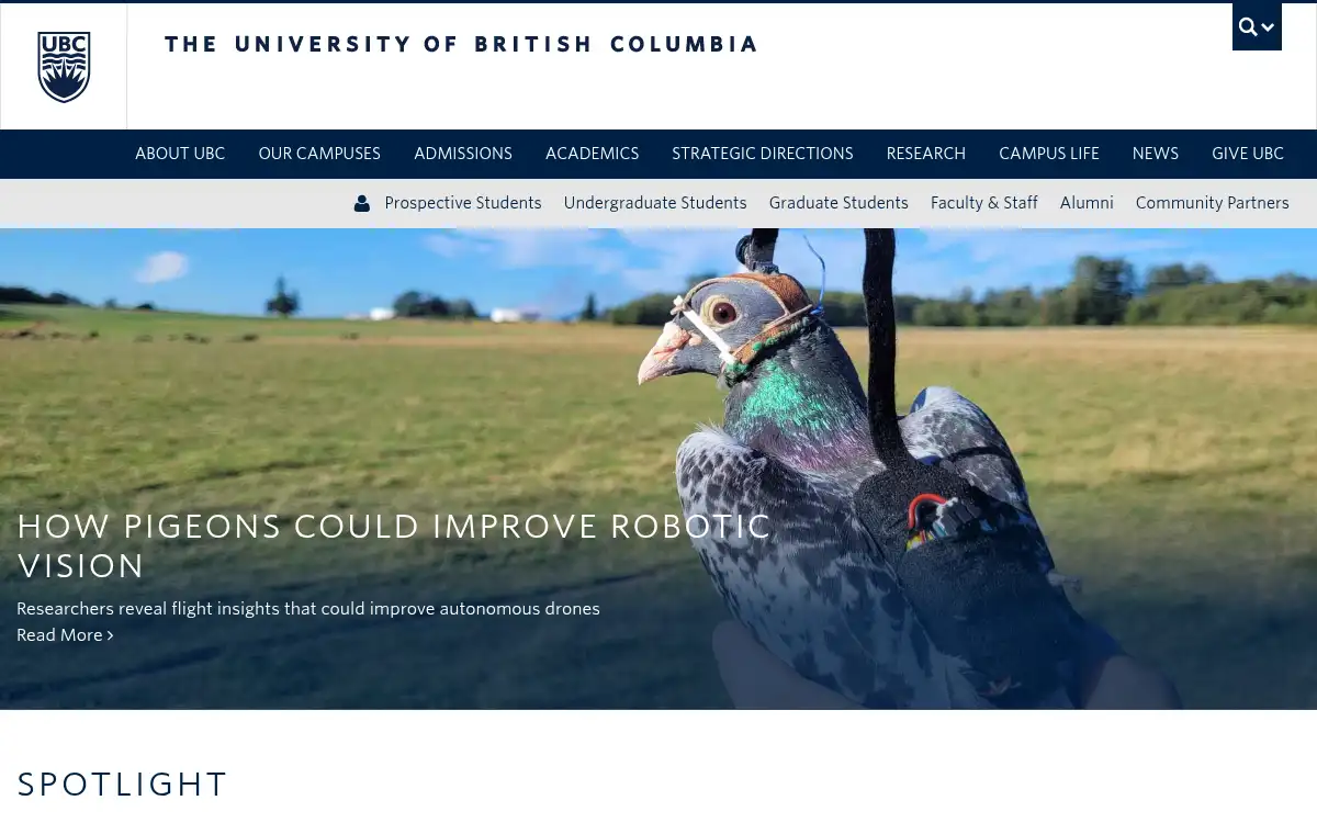 www.ubc.ca screenshot