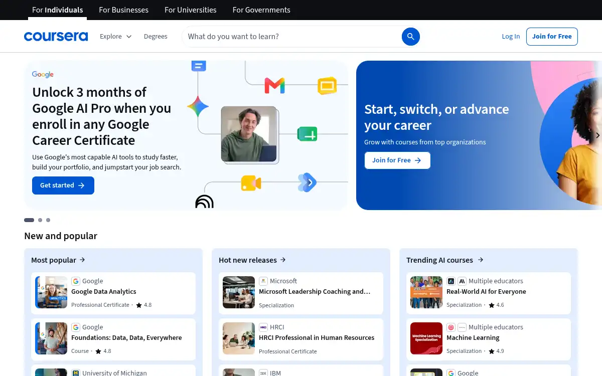 www.coursera.org screenshot
