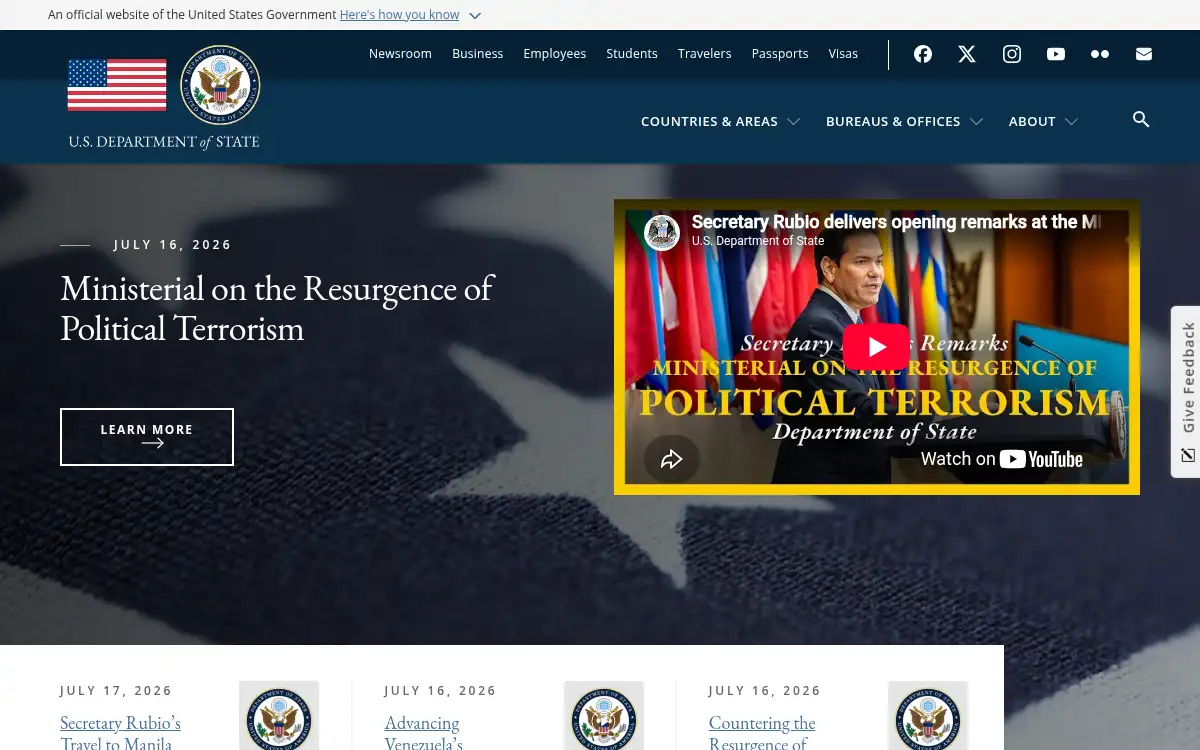 www.state.gov screenshot