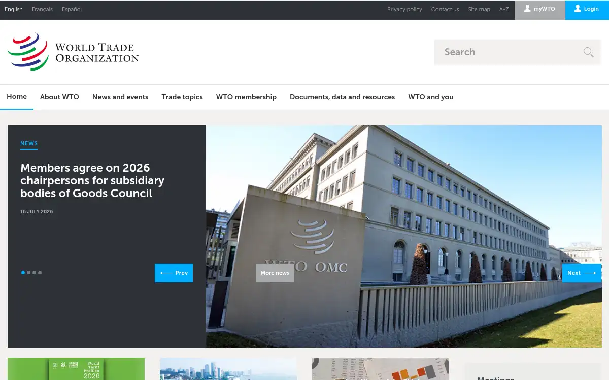 www.wto.org screenshot