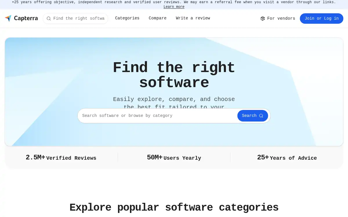 capterra.com screenshot