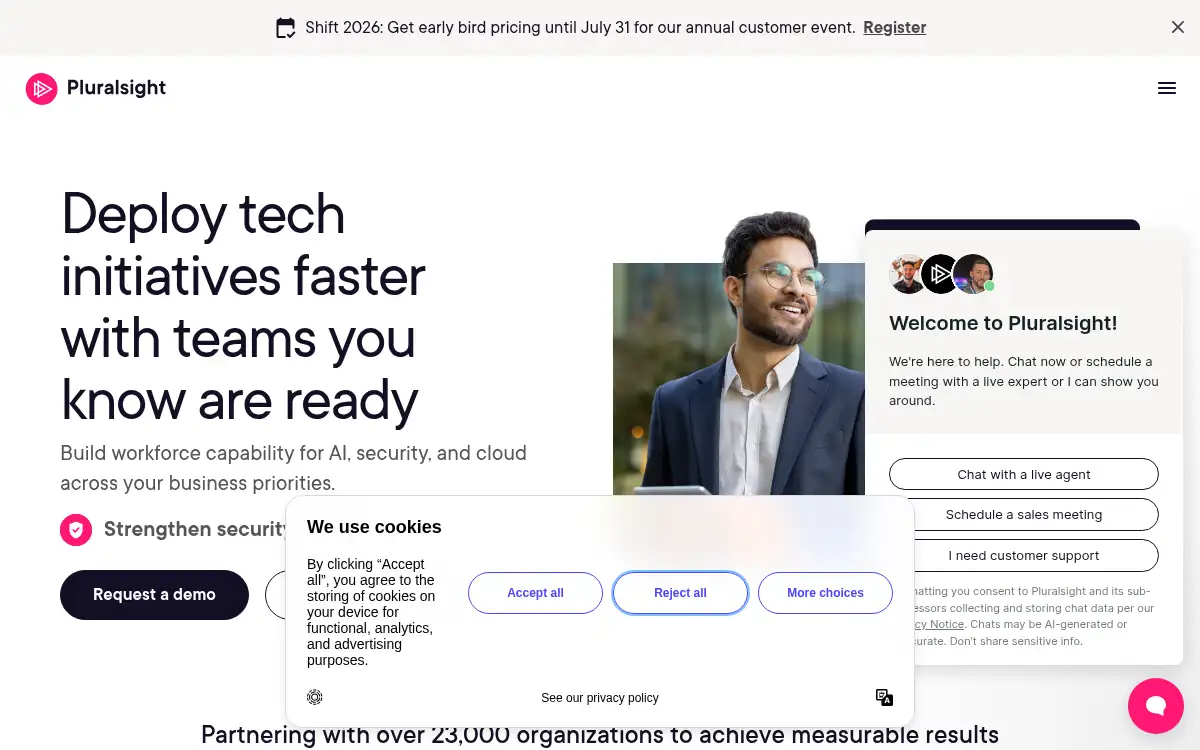 www.pluralsight.com screenshot