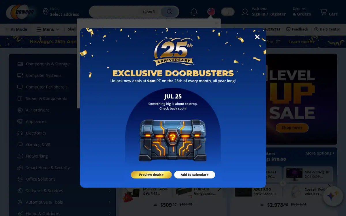 www.newegg.com screenshot