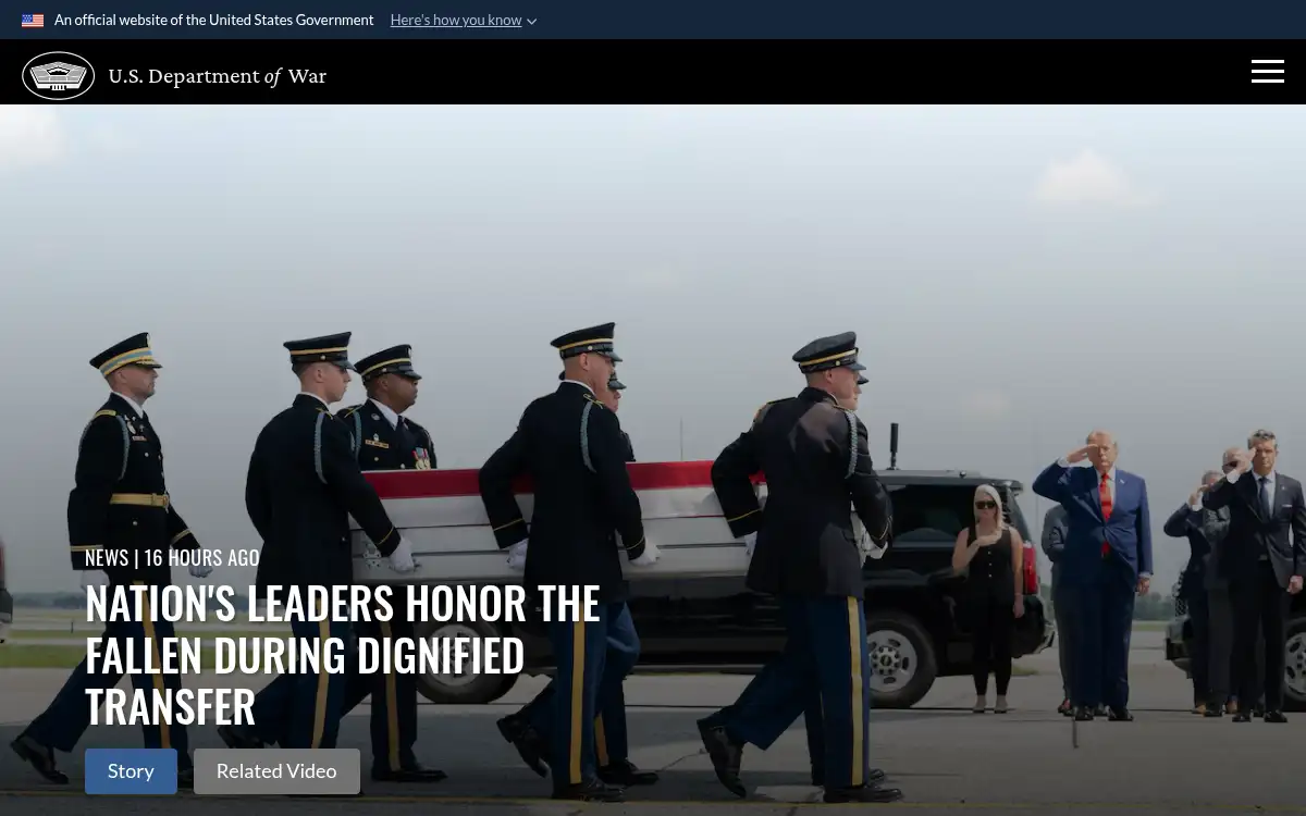 www.defense.gov screenshot