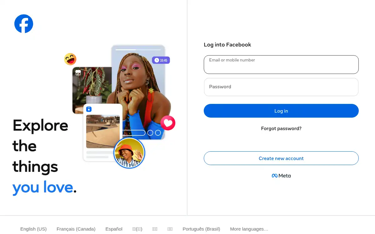 www.facebook.com screenshot