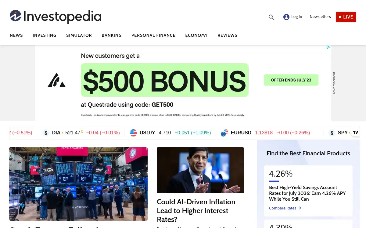 www.investopedia.com screenshot