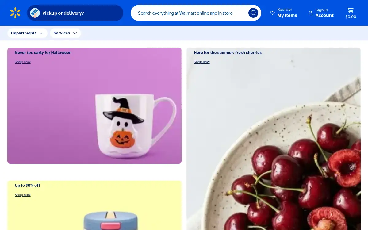 www.walmart.com screenshot
