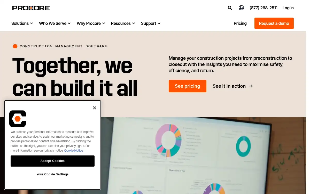 procore.com screenshot