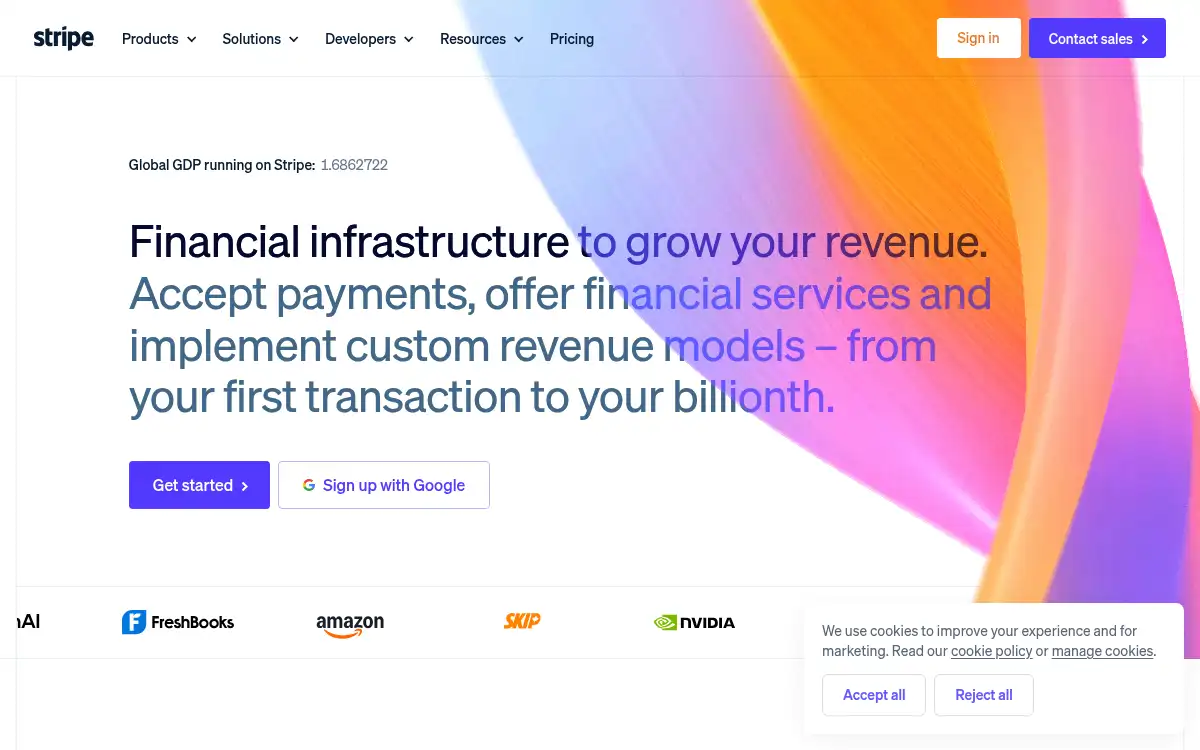 stripe.com screenshot