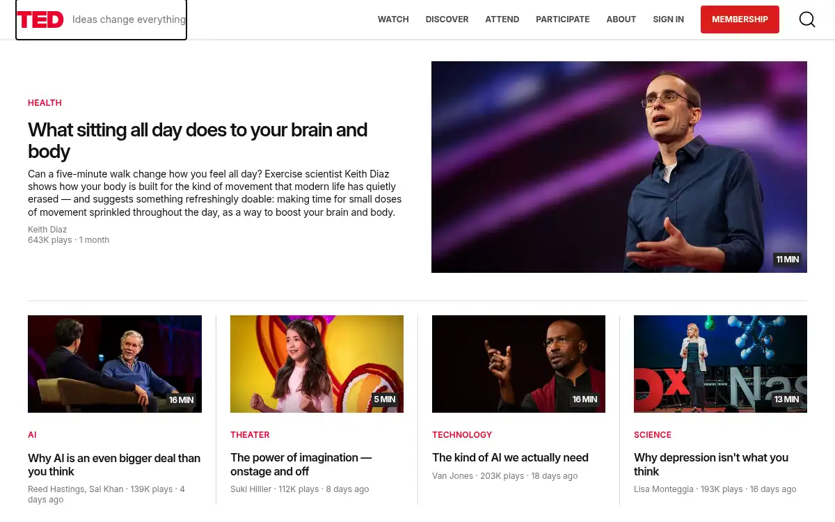 www.ted.com screenshot
