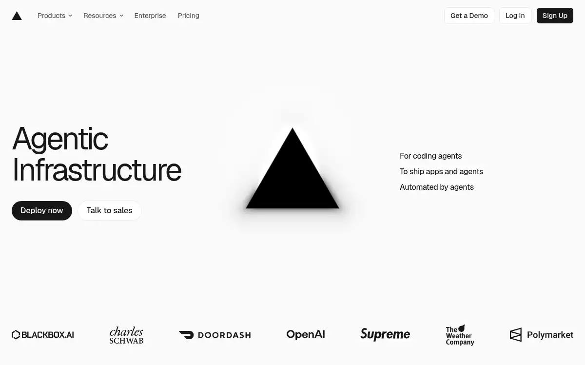 vercel.com screenshot
