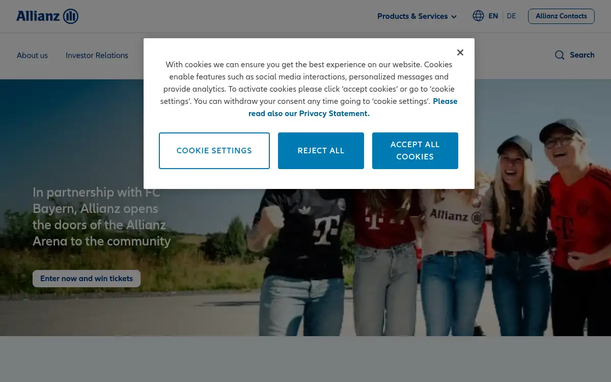 www.allianz.com screenshot