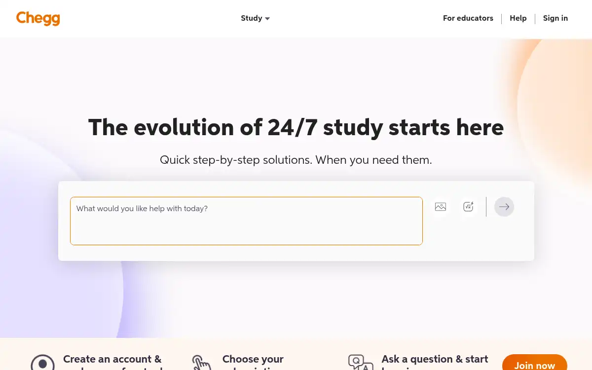 www.chegg.com screenshot