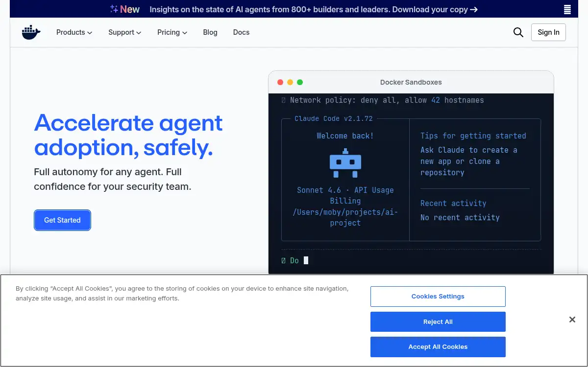 www.docker.com screenshot