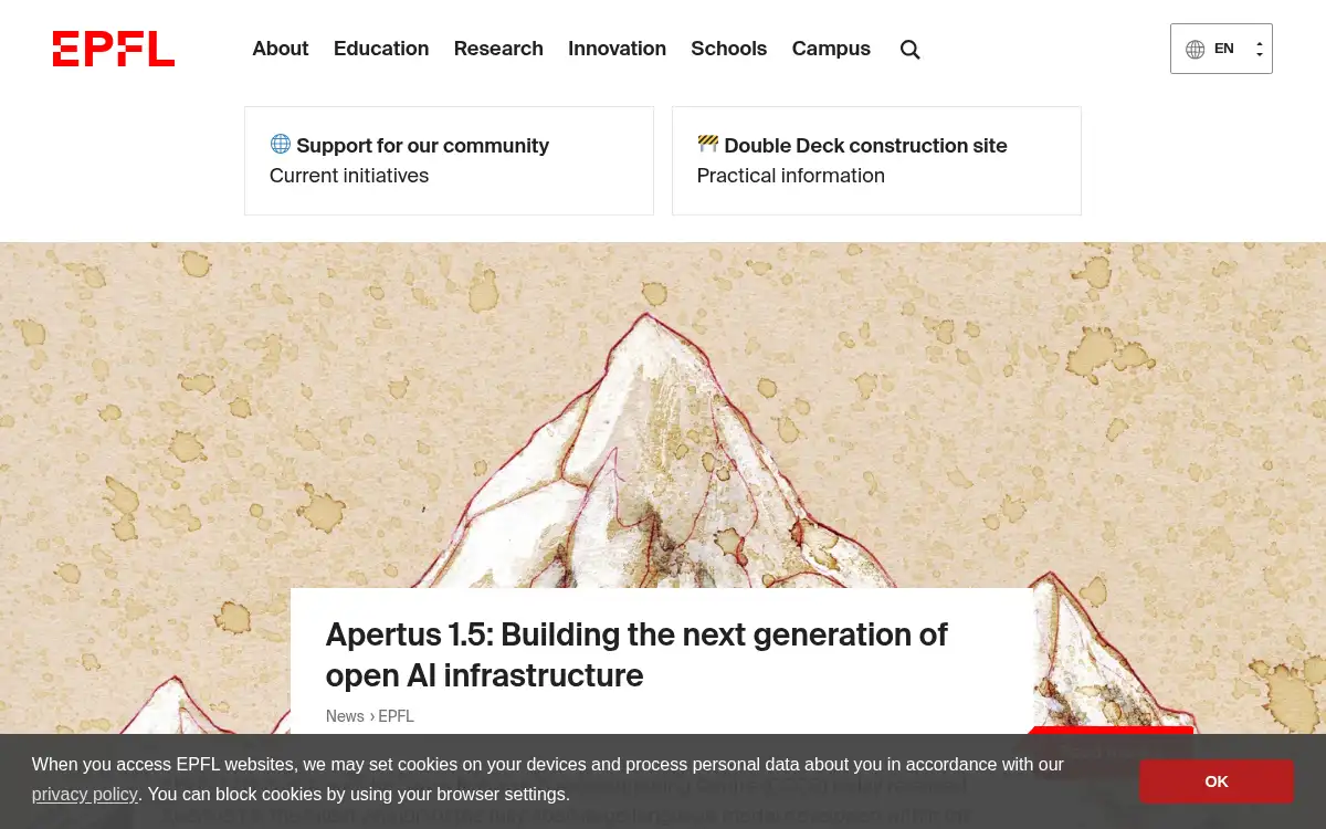 www.epfl.ch screenshot