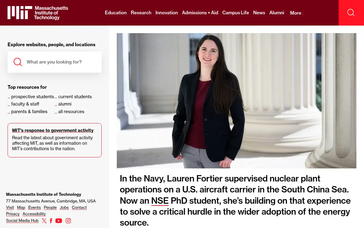 www.mit.edu screenshot