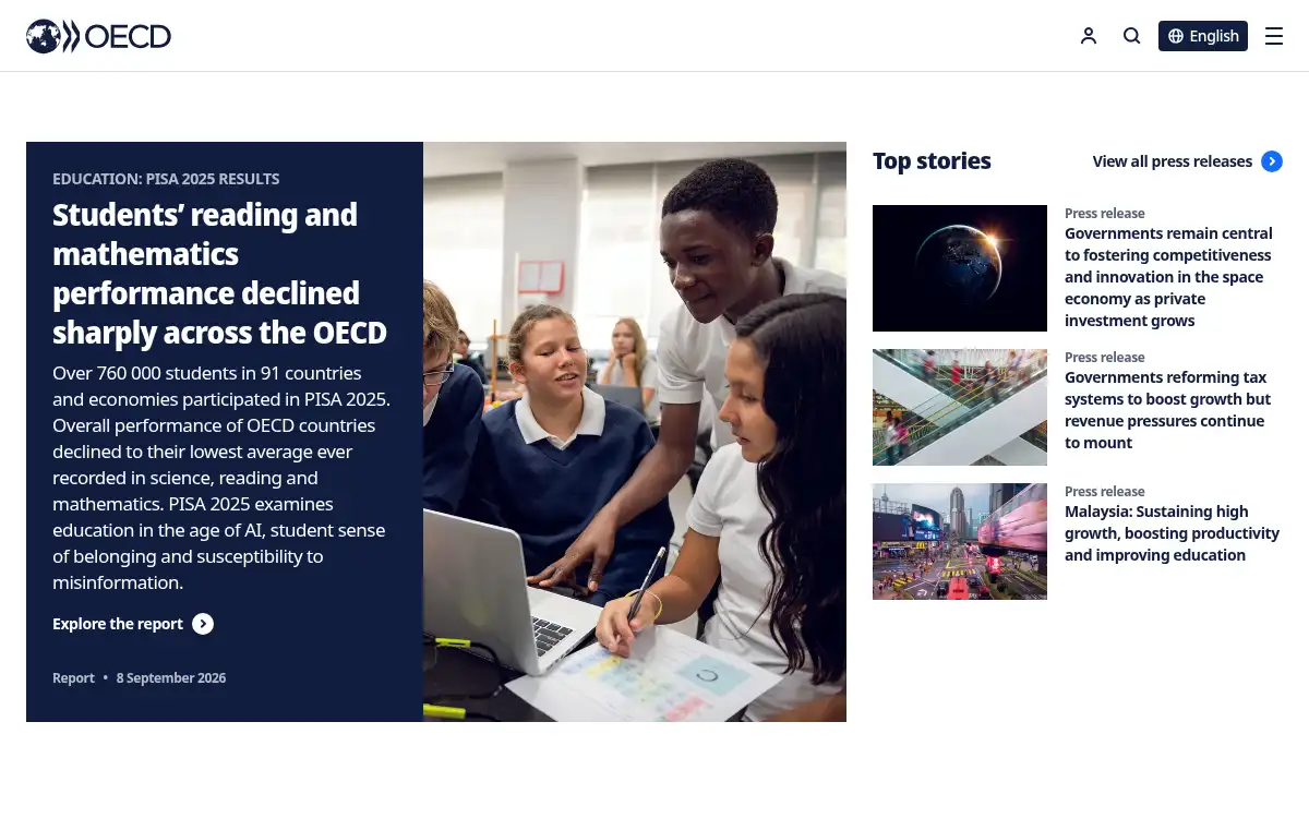 www.oecd.org screenshot