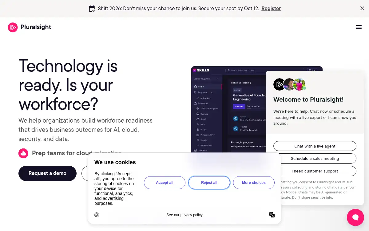 www.pluralsight.com screenshot