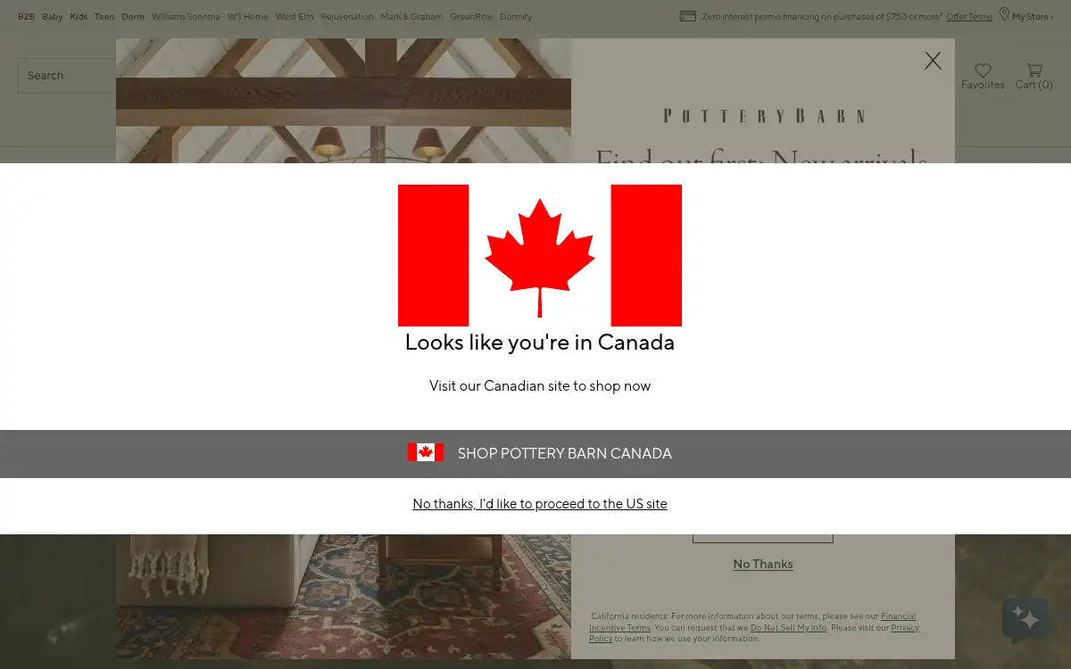 www.potterybarn.com screenshot