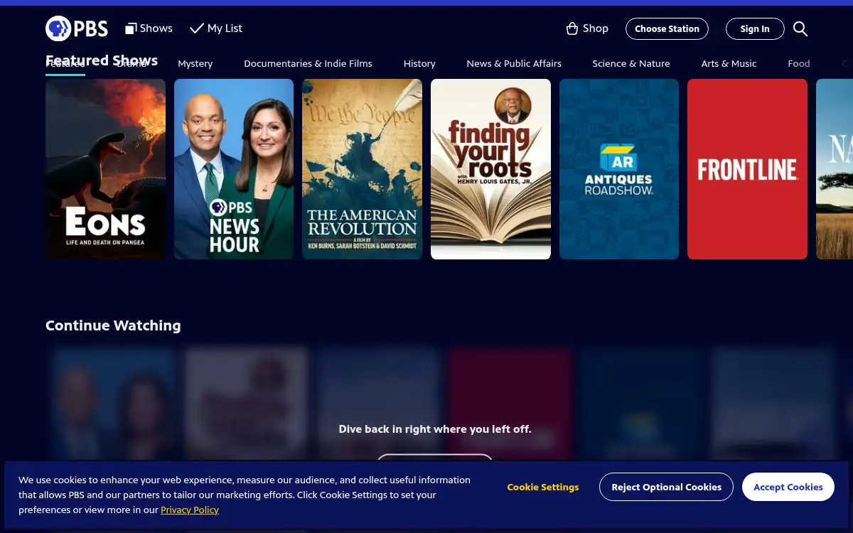 www.pbs.org screenshot