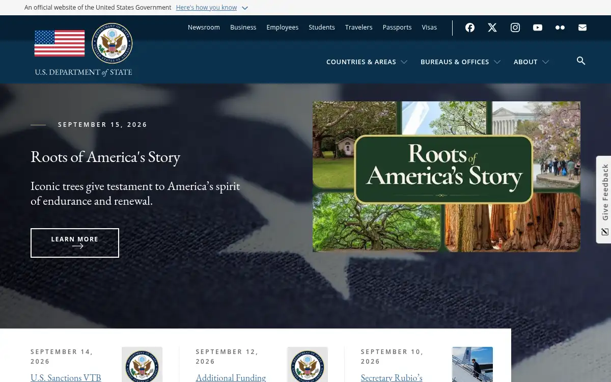 www.state.gov screenshot