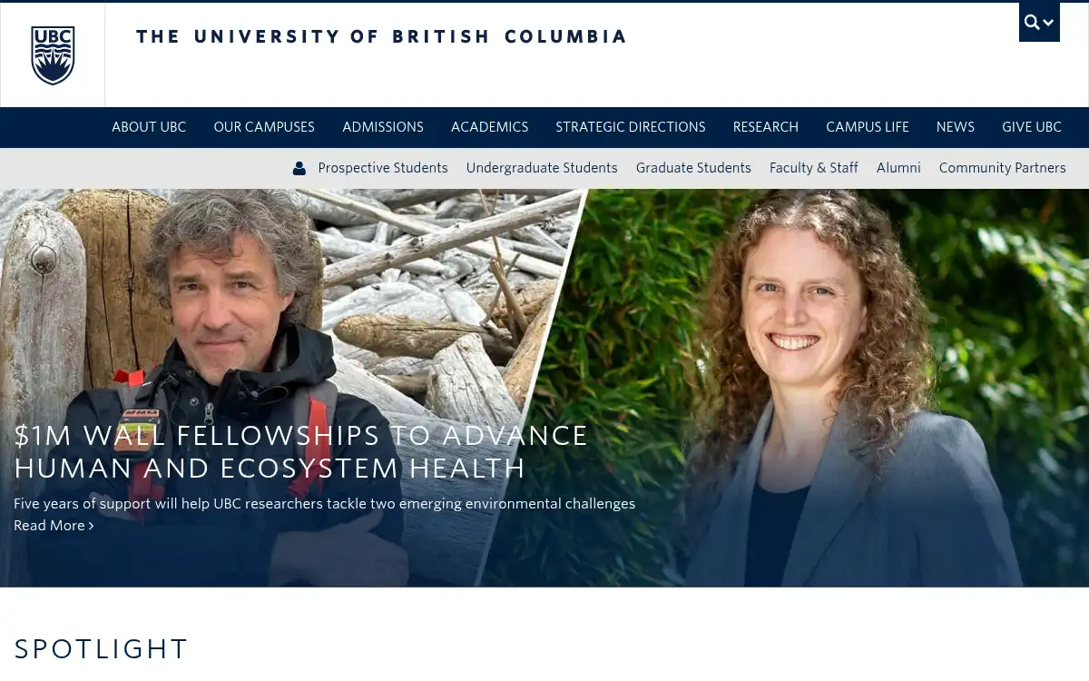 www.ubc.ca screenshot