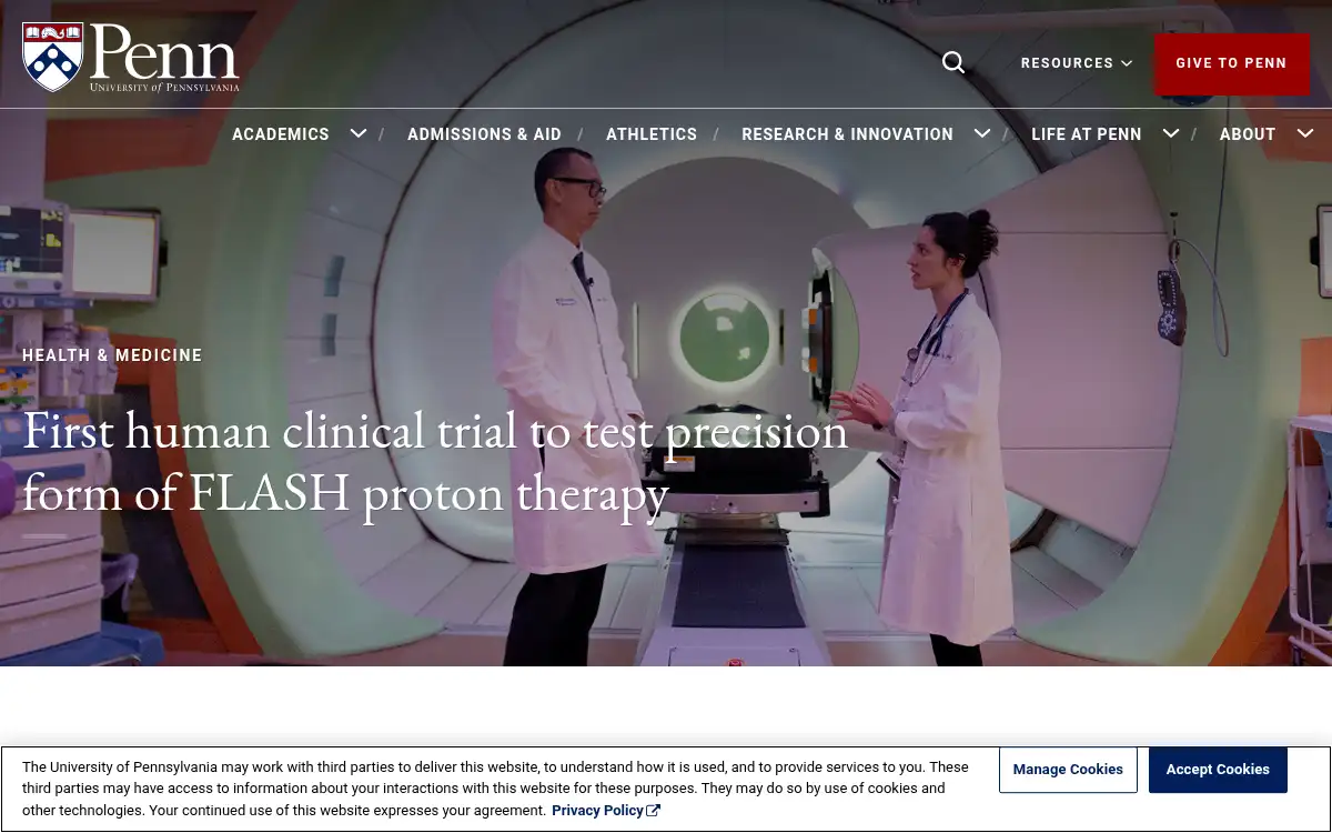 www.upenn.edu screenshot