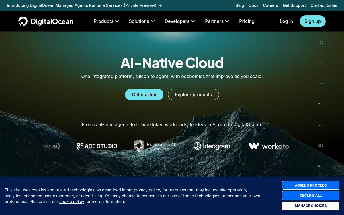 www.digitalocean.com screenshot