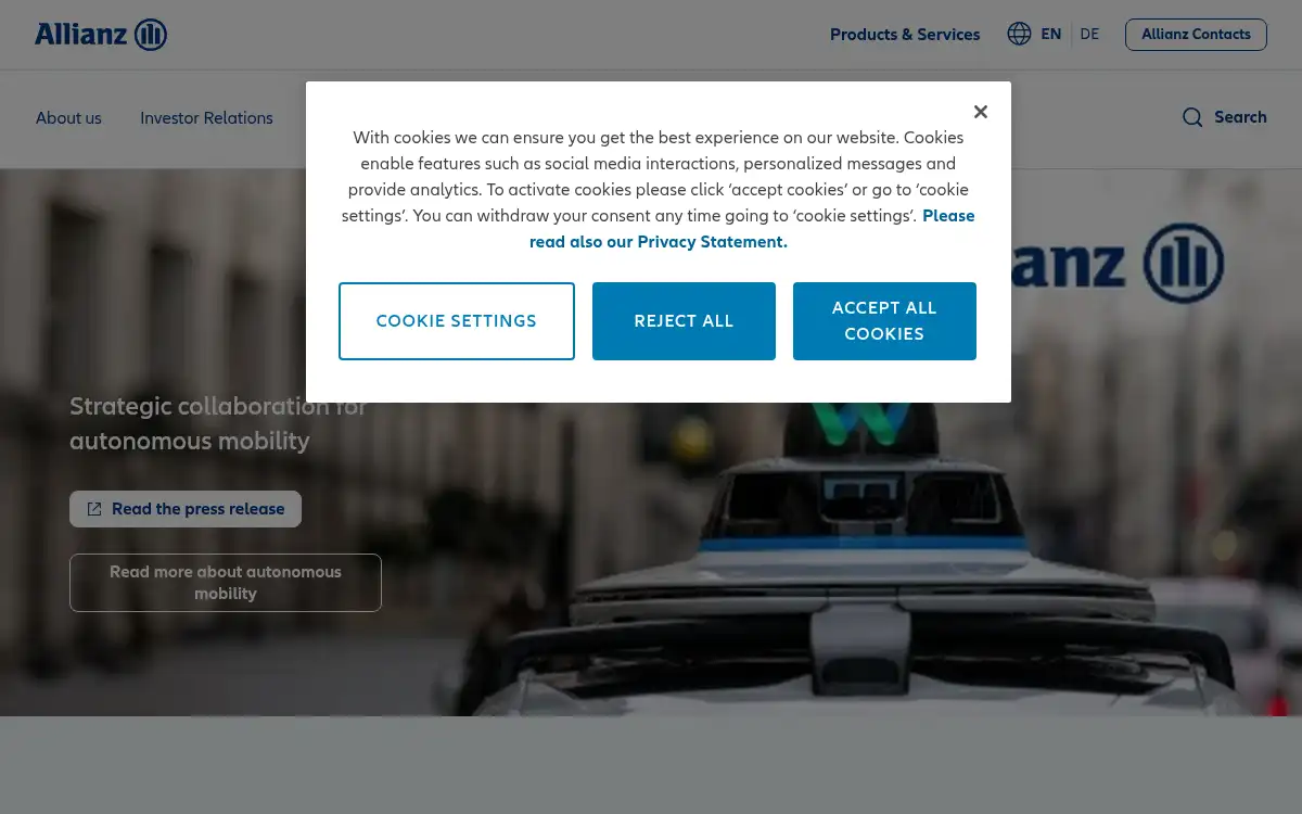 www.allianz.com screenshot