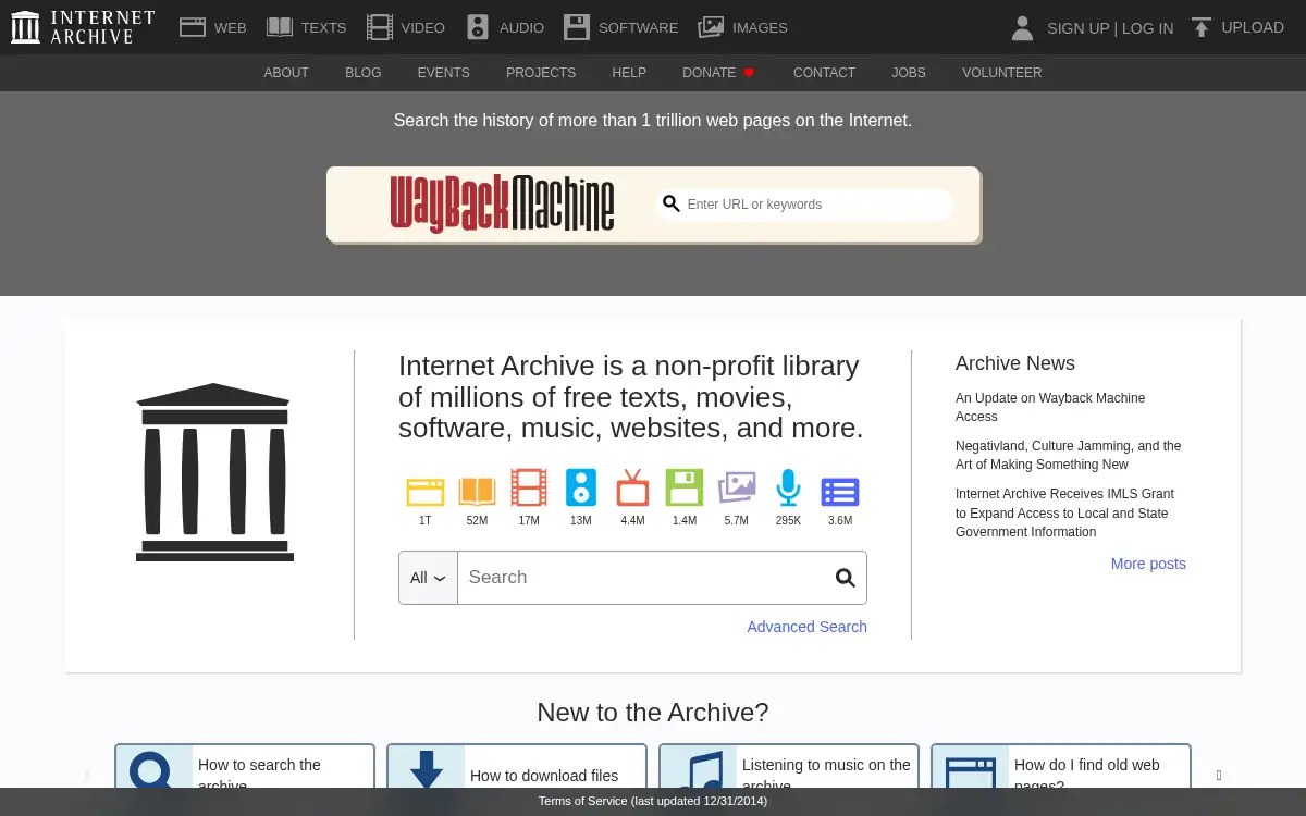 archive.org screenshot