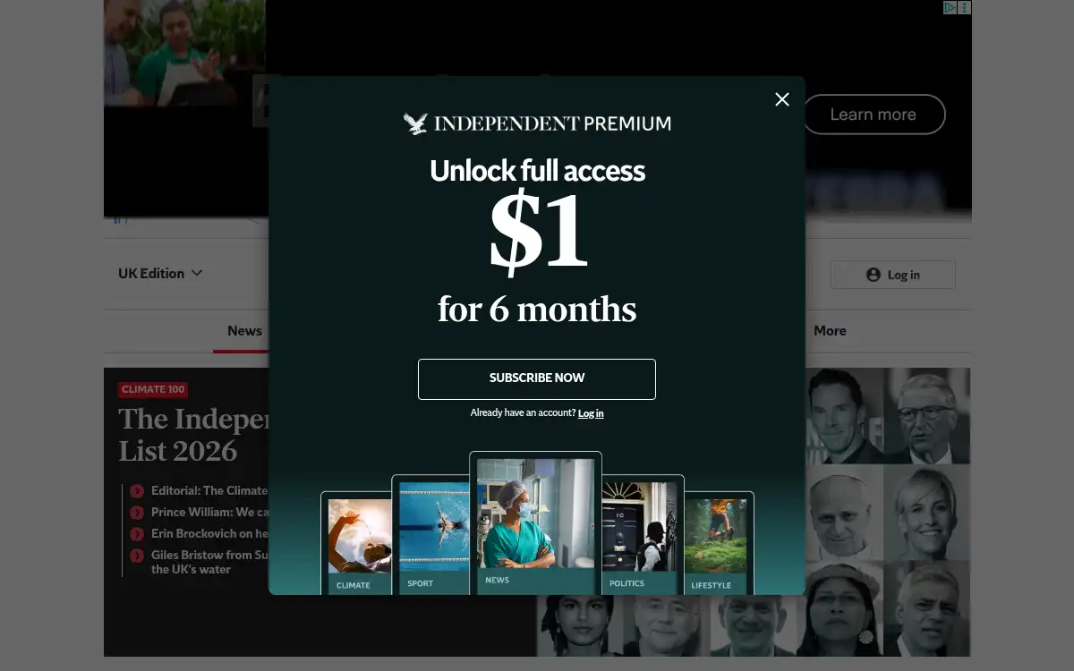 independent.co.uk screenshot