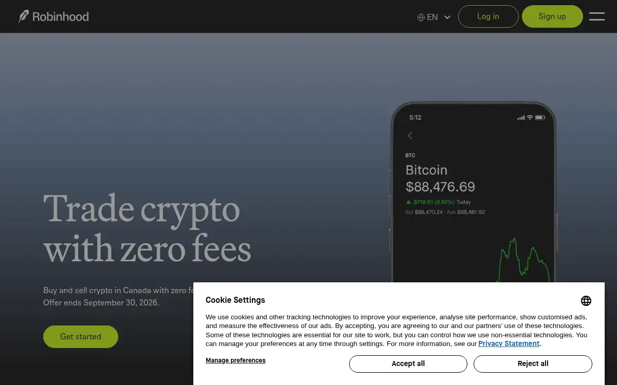 www.robinhood.com screenshot