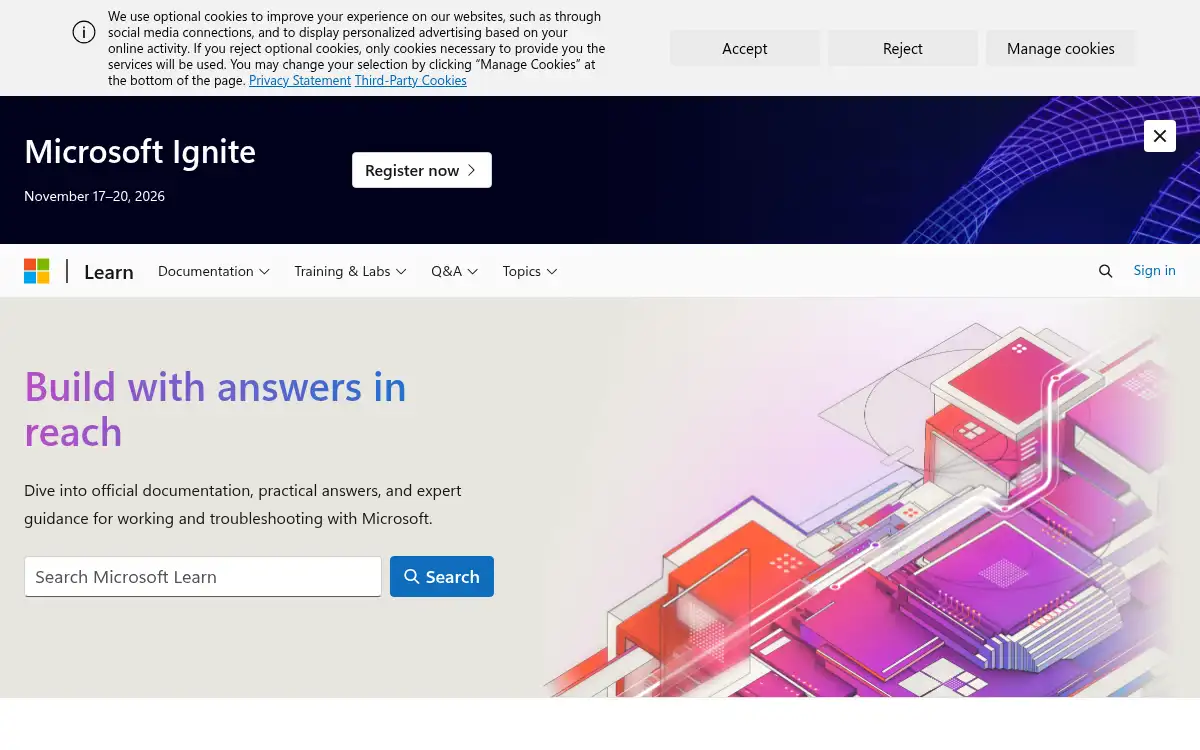learn.microsoft.com screenshot