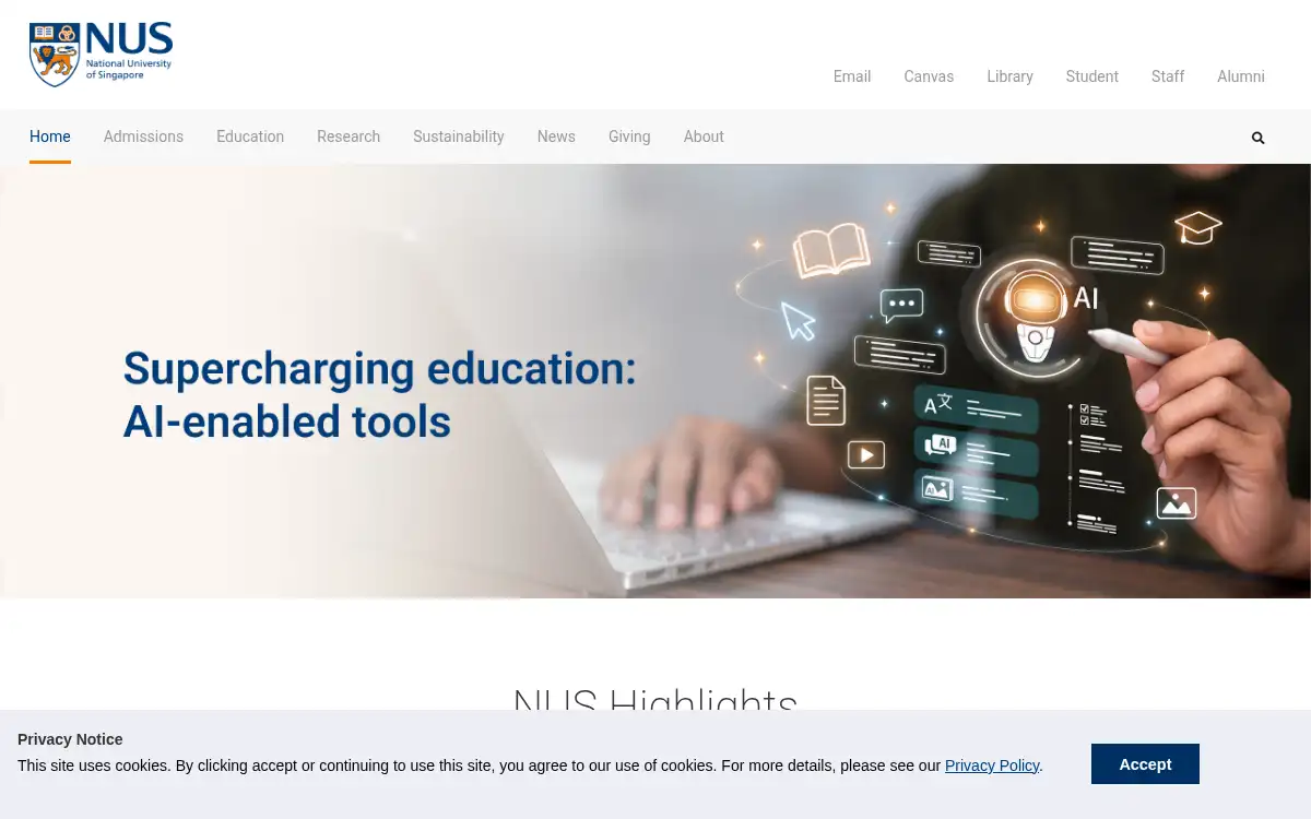 nus.edu.sg screenshot