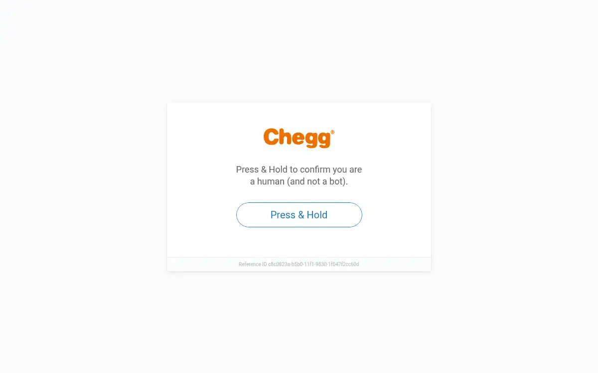 www.chegg.com screenshot