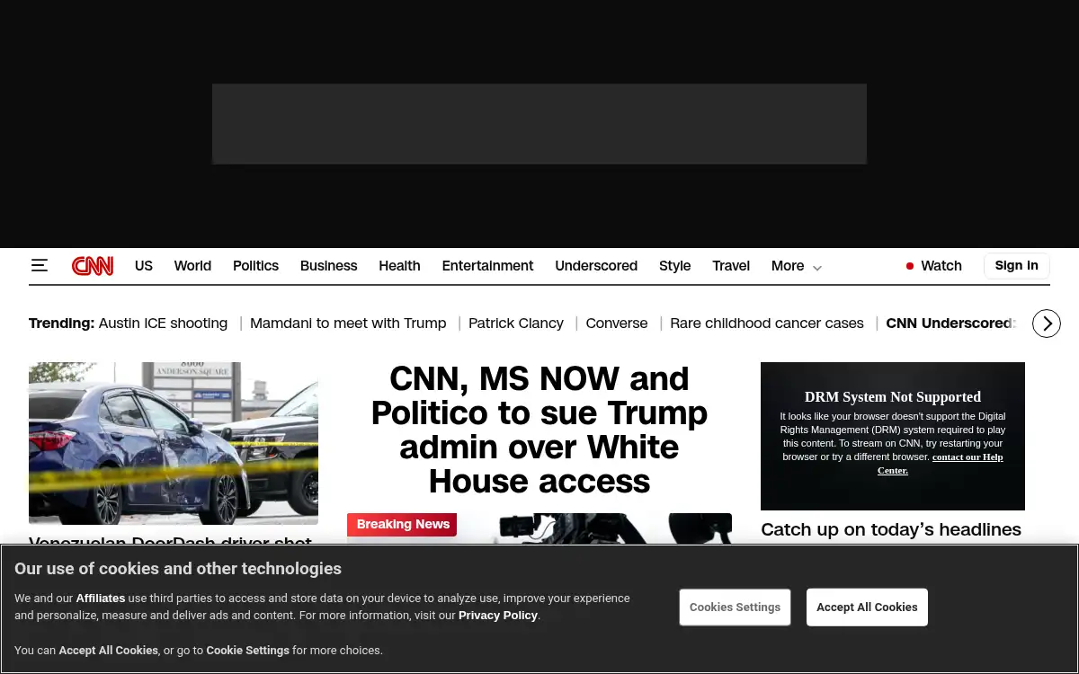 www.cnn.com screenshot