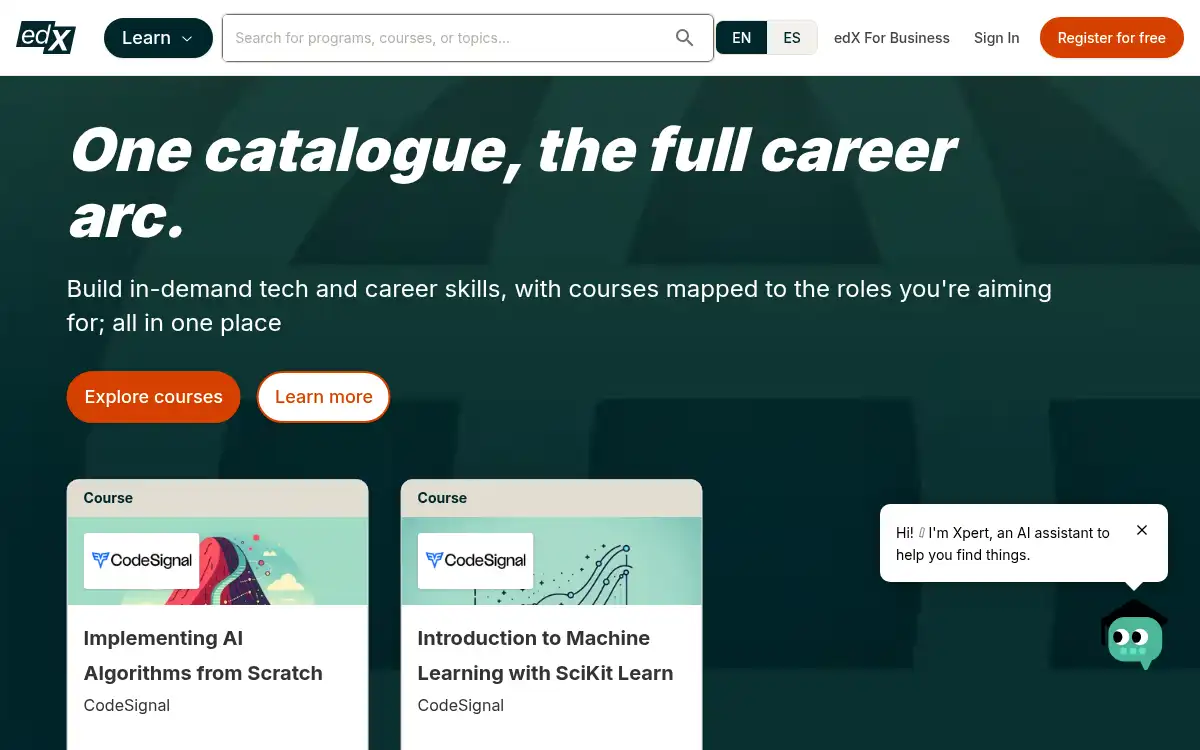 www.edx.org screenshot