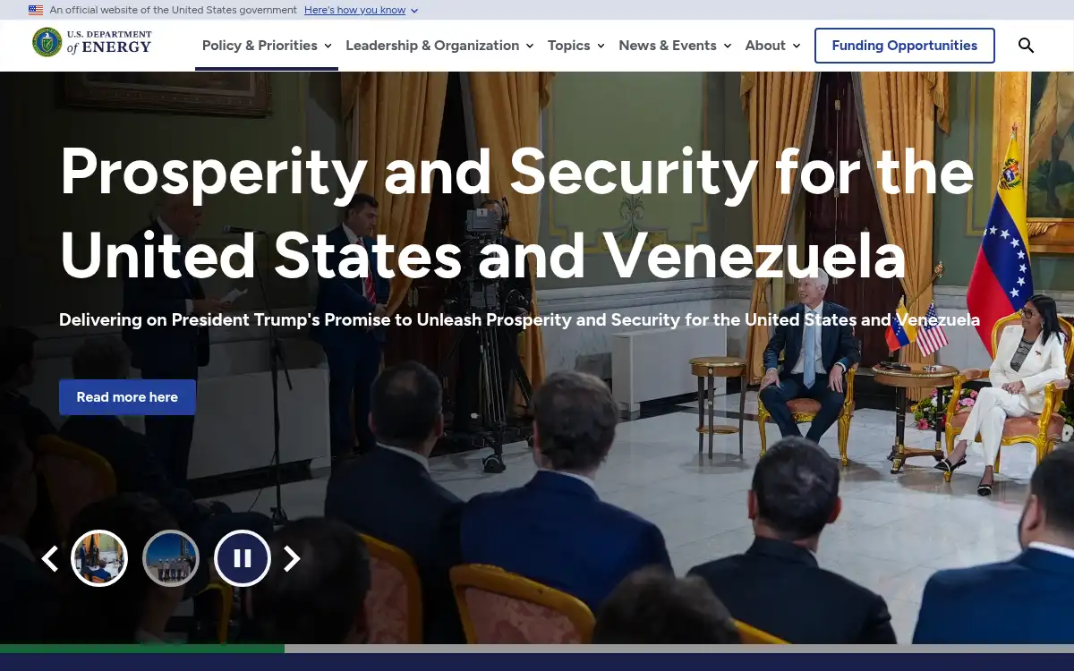 www.energy.gov screenshot
