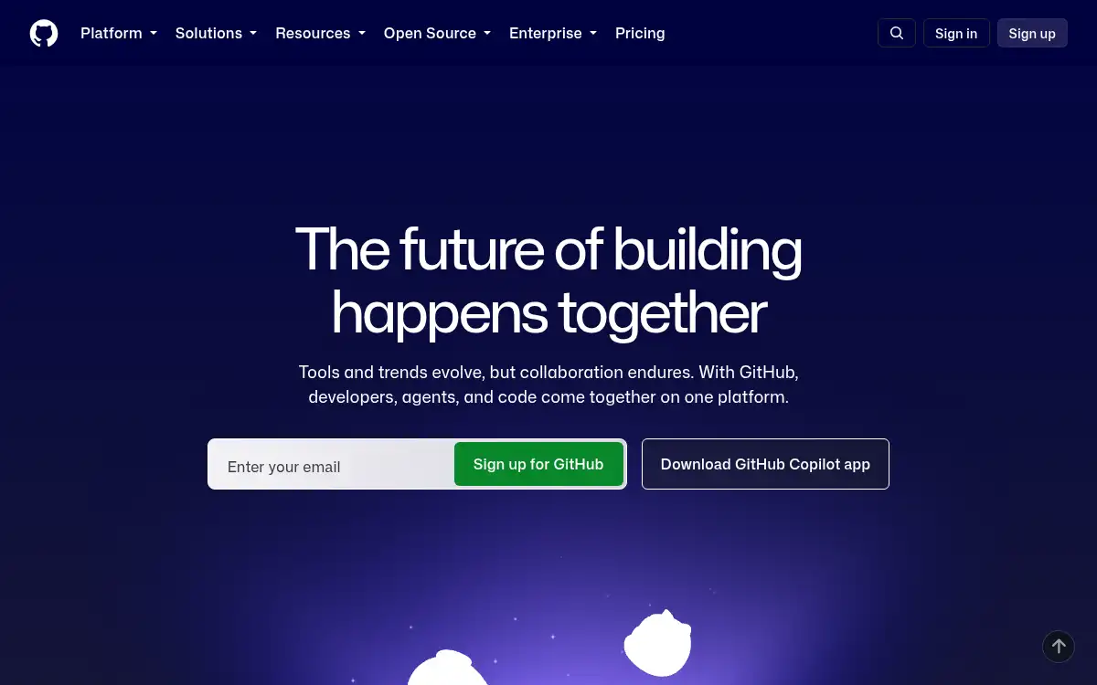 www.github.com screenshot