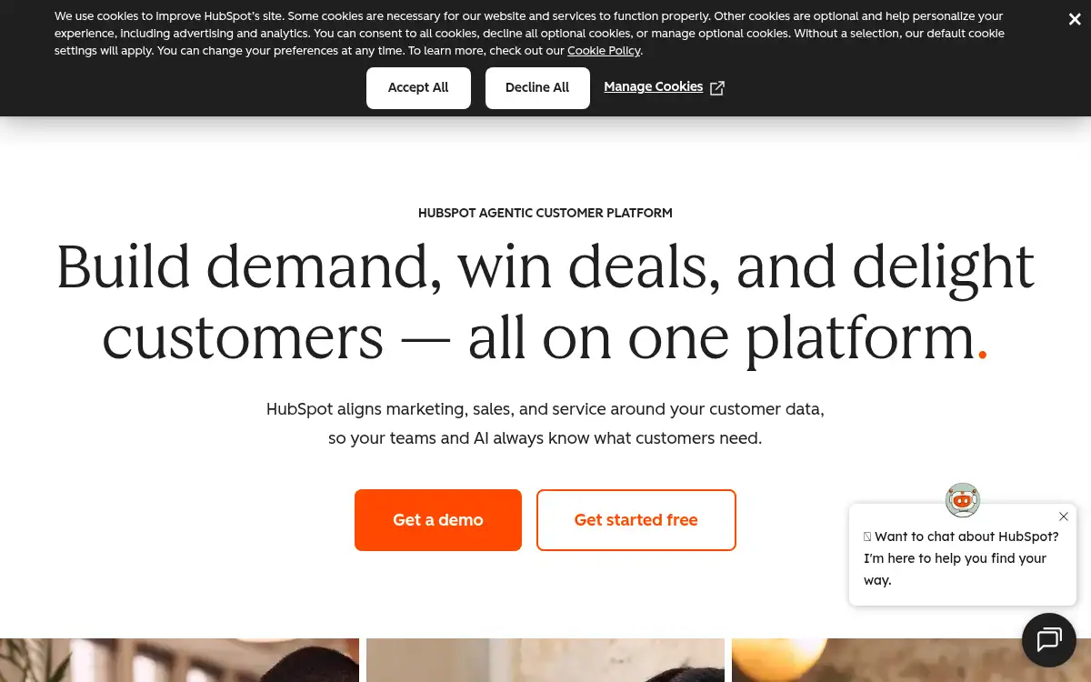 www.hubspot.com screenshot