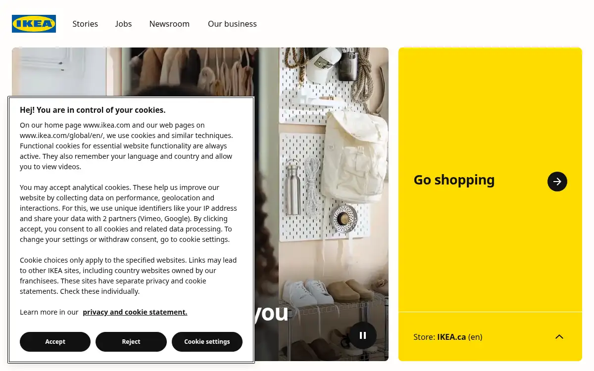 www.ikea.com screenshot