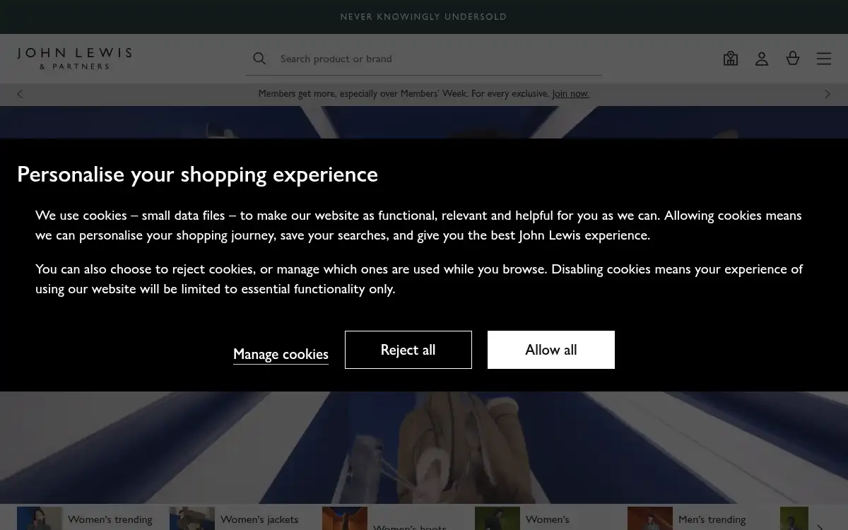 www.johnlewis.com screenshot