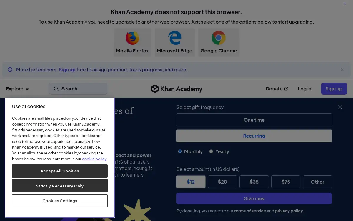 www.khanacademy.org screenshot