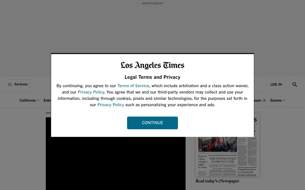 www.latimes.com screenshot