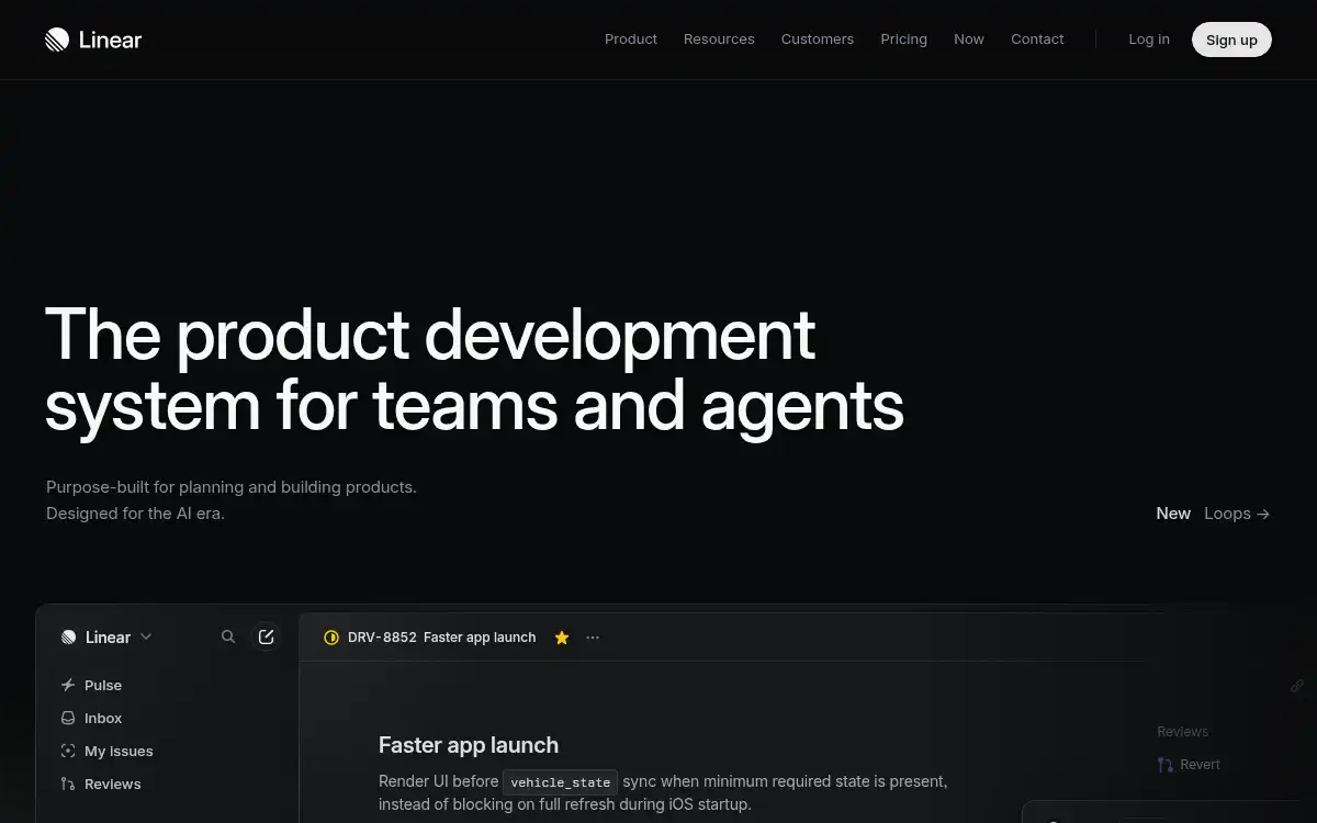 www.linear.app screenshot